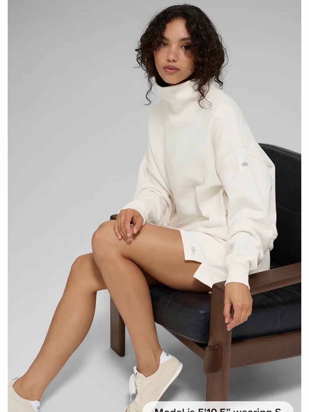 ALO Yoga Hazy Mock Neck Pullover
